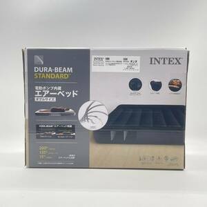 [* new goods unopened ]INTEX DURA-BEAM STANDARD power supply pump built-in air bed double size bedding 