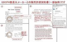 GDCPH製造元との販売許諾契約書の抜粋