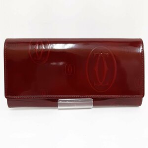 Cartier カルティエ ハッピーバースデー CRL3001281 長財布 レッド 箱 ロングウォレット 未使用