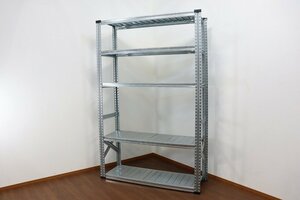 J6214*METAL SISTEM/ metal system * light weight rack *1275×410×1980mm* Italy made * storage * open shelf * caster none * dismantlement settled 