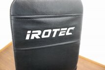 J6220◆iROTEC◆レッグエクスカール&アブバックベンチ◆解体済◆径50mm◆ホームジム◆トレーニング機器◆現状品_画像3