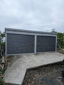 [ pickup limitation ]J6395*INABA* Inaba storage room *5360×3610×2170mm* dismantlement settled * large * storage * garage * key attaching *2021 year *2 ream * shutter attaching * heaven 