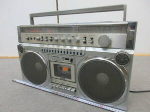 K178【5-12】□ TOSHIBA 東芝 ステレオラジオカセットレコーダー BOM BEAT RT-9990SM FM/AM 通電確認済み ジャンク品 / ラジカセ