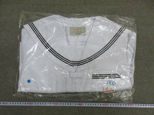 M[5-22]*2 clothing shop stock goods sailor suit long sleeve on .175B size front break up type black 3ps.@ line / woman uniform school uniform going to school clothes large size 100 stone junior high school 