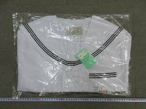 M[5-22]*6 clothing shop stock goods sailor suit long sleeve on .195A size front break up type black 3ps.@ line / woman uniform school uniform going to school clothes large size 100 stone junior high school 