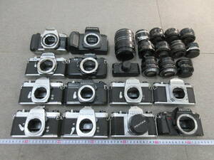 M[5-23] repeated *2 film camera lens together ASAHI PENTAX Asahi Pentax SPOTMATIC K2 other operation not yet verification junk (5-14.②)