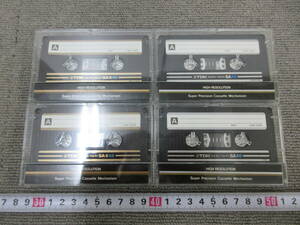 M【5-23】●14 電気店在庫品 TDK カセットテープ TYPEⅡ(CrO2) 4本まとめて SA46 SA-X46 未使用長期保管品