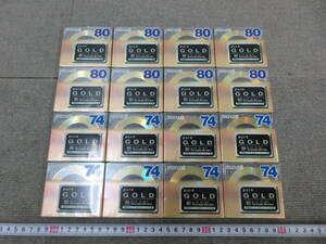 M[5-23]V20 electric shop stock goods maxellmak cell recording for Mini disk MiniDisc MD 16 sheets together PureGOLD74*80 unused long-term keeping goods 