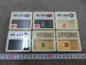 M【5-23】●22 電気店在庫品 ナガオカ レコード針 6点まとめて ソニー用 ND-25E・141・150G・200G・250G・300G / 交換針 カートリッジ