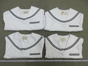 M[6-3]*5 clothing shop trying on sample sailor suit long sleeve on .4 point together 165B*175A*175B size front break up type black 3ps.@ line / woman uniform 100 stone junior high school 