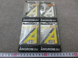 K349[6-5]* electric shop stock goods National cassette tape 4ps.@ together on glow mDU 46 minute TYPE Ⅱ high position unused long-term keeping goods 