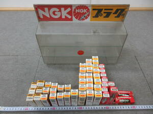 K355[6-5]V self rotation car shop stock goods HONDA NGK spark-plug 49 point together box attaching unused long-term keeping goods / bike 