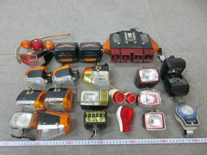 K357[6-5]* bicycle parts 22 point together deco tea li winker light meter other used * present condition goods that time thing operation not yet verification 