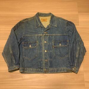 80’s Levi’s Mサイズ リーバイス デニムジャケット 70502-0217 / 507XX 2nd セカンド 復刻 オレンジタブ J22 日本製 Gジャン ジージャン