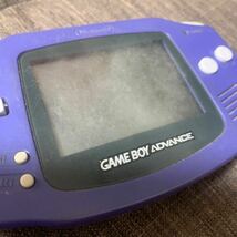 現状品 任天堂 ゲームボーイアドバンス Nintendo GAMEBOY ADVANCE GBA 本体 AGB-001 バイオレット _画像8