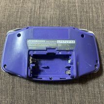 現状品 任天堂 ゲームボーイアドバンス Nintendo GAMEBOY ADVANCE GBA 本体 AGB-001 バイオレット _画像2