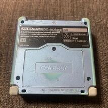 現状販売 任天堂 ゲームボーイアドバンスSP Nintendo GAMEBOY ADVANCE SP GBA 本体 AGS-001 パールブルー_画像4