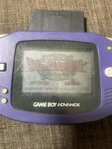 現状品 任天堂 ゲームボーイアドバンス Nintendo GAMEBOY ADVANCE GBA 本体 AGB-001 バイオレット _画像10