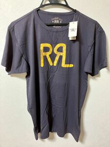 【新品・未使用・タグ付き】RRL Tシャツ ＊ダブルアールエル ＊ロゴ ＊半袖 ＊パープル＊Mサイズ