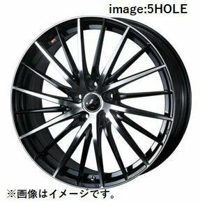 個人宅発送可能 ウエッズ Weds 16X6.5J +47 5穴 PCD114.3 PBMC ホイール 1本 LEONIS FR レオニス・エフアール (41669)