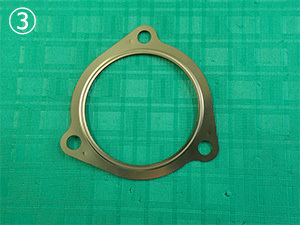 HKS GTII シンメトリーツインターボ オプションパーツ GTII 7467 Gasket Turbine Outlet Pipe 7467&7867&8267 (14999-AK042)