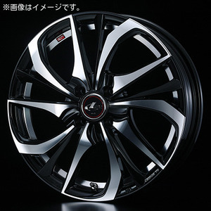 【個人宅発送可能】ウエッズ Weds 16×6.0J +42 4穴 PCD100 PBMC ホイール 1本 LEONIS TE レオニス・ティーイー (38748)