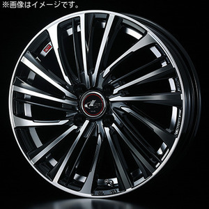 【個人宅発送可能】ウエッズ Weds 17X6.5J +50 4H 100 PBMC ホイール 1本 LEONIS FS レオニス・エフエス (39972)