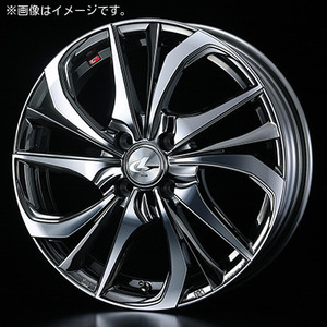 【個人宅発送可能】ウエッズ Weds 16×6.0J +42 4穴 PCD100 BMCMC ホイール 1本 LEONIS TE レオニス・ティーイー (38749)