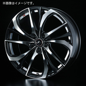 【個人宅発送可能】ウエッズ Weds 17×6.5J +53 5穴 PCD114.3 PBMC ホイール 1本 LEONIS TE レオニス・ティーイー (38759)