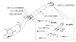 個人宅発送可能 柿本 マフラー Kakimoto.R カキモトアール MAZDA RX-7 FC3S 1.3_ターボ FR 5MT/4AT (ZS302)