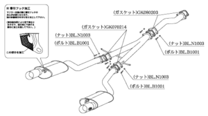 自動車関連業者直送限定 柿本 マフラー Kakimoto.R カキモトアール TOYOTA アリスト JZS161 3.0_ツインターボ FR 4AT (TS304W)