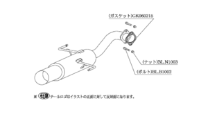 個人宅発送可能 柿本 カキモト マフラー HYPER FULLMEGA N1+ Rev. SUBARU レガシィB4 BL5 2.0_NA 4WD 4AT/5MT (B31325)