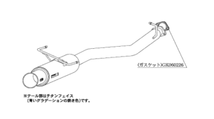 個人宅発送可能 柿本 カキモト マフラー Regu.06 & R レグゼロロクアール SUBARU レガシィB4 BE5 2.0_ツインターボ 4WD 5MT/4AT (B21324)