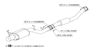 自動車関連業者直送限定 柿本 マフラー Kakimoto.R カキモトアール NISSAN シルビア (C)S14 2.0_ターボ FR 5MT/4AT (NS330)