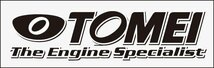 個人宅発送可能 TOMEI 東名パワード TOMEI STICKER グッズ ENGINE SPECIALIST ステッカー ブラック アクセサリー ロゴ タイプ M (761028)_画像1