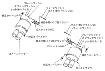 自動車関連業者直送限定 HKS LEGAMAX Premium リーガマックスプレミアム マフラー スバル WRX S4 VAG FA20(TURBO) 14/08- (31021-AF024)_画像3