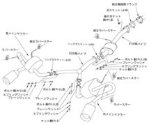 自動車関連業者直送限定 HKS Super Sound Master スーパーサウンドマスター マフラー ホンダ S2000 AP2 F22C 05/11-09/09 (32023-AH001)_画像3
