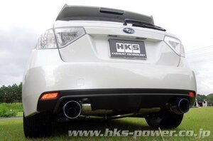 自動車関連業者直送限定 HKS Super Turbo Muffler スーパーターボマフラー インプレッサ GRF EJ25[ターボ] 09/02-14/08 (31029-AF005)