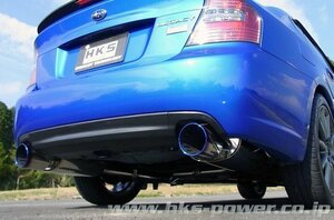 自動車関連業者直送限定 HKS Super Turbo Muffler スーパーターボマフラー レガシィB4 BL9改 EJ25[ターボ] 08/06-09/05 (31029-AF004)