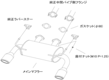 個人宅発送可能！ HKS LEGAMAX Premium リーガマックスプレミアム マフラー NISSAN スカイライン HV37 VQ35HR 14/02- (32018-AN027)_画像3