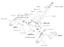 自動車関連業者直送限定 HKS サイレントハイパワー マフラー ランサーエボリューション CZ4A(X) 4B11(TURBO) 07/10-15/07 (31019-AM010)_画像3
