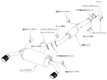 自動車関連業者直送限定 HKS LEGAMAX Premium リーガマックスプレミアム マフラー トヨタ GRヤリス GXPA16 G16E-GTS 20/09- (31021-AT006)_画像3