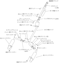 個人宅発送可能 HKS silent Hi-Power サイレントハイパワー マフラー ホンダ アコードユーロR CL7 K20A 02/12-08/11 (32016-AH021)_画像3