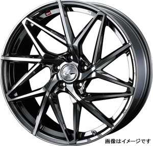 【個人宅発送可能】Weds ウェッズ 19×8.0J +35 5穴 PCD114.3 BMCMC ホイール 1本 LEONIS IT レオニス レオニス・アイティー (40624)