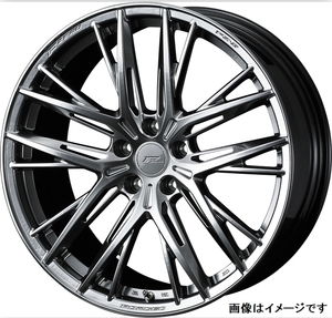 【個人宅発送可能】Weds F ZERO FZ-5 エフゼロ エフゼットファイブ 19X8.5J +38 5穴 PCD114.3 DIAMOND BLACK ホイール 1本 (40754)