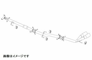 【自動車関連業者様限定】FUJITSUBO フジツボ マフラー A-S シリーズ TOYOTA GUN125 ハイラックス 2.4DT マイナー後 (370-20962)