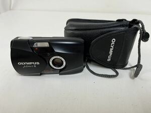 514h OLYMPUS オリンパス μ mju ミュー Ⅱ コンパクトフィルムカメラ ブラック 黒