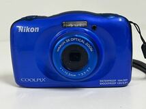 535h Nikon ニコン COOLPIX クールピクス コンパクトデジタルカメラ W100 ブルー _画像2