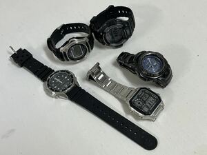 561h CASIO カシオ タフソーラー TOUGH SOLAR G-SHOCK まとめ 5本 GW-1600BJ AE-1200WH WV-M120 W-S220 WVA-320J