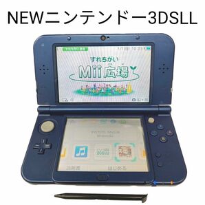 NEWニンテンドー3DSLL　メタリックブルー 任天堂 new3dsll　SD付